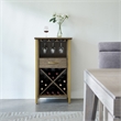 Leick Home Leah Mini Bar Cabinet-Dune and Gold