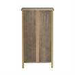 Leick Home Leah Mini Bar Cabinet-Dune and Gold
