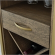 Leick Home Leah Mini Bar Cabinet-Dune and Gold
