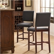 Design House Metal Counter Stool in Cappuccino-Set of 4