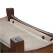 Leick Furniture Mission Wood End Table in Medium Oak Brown
