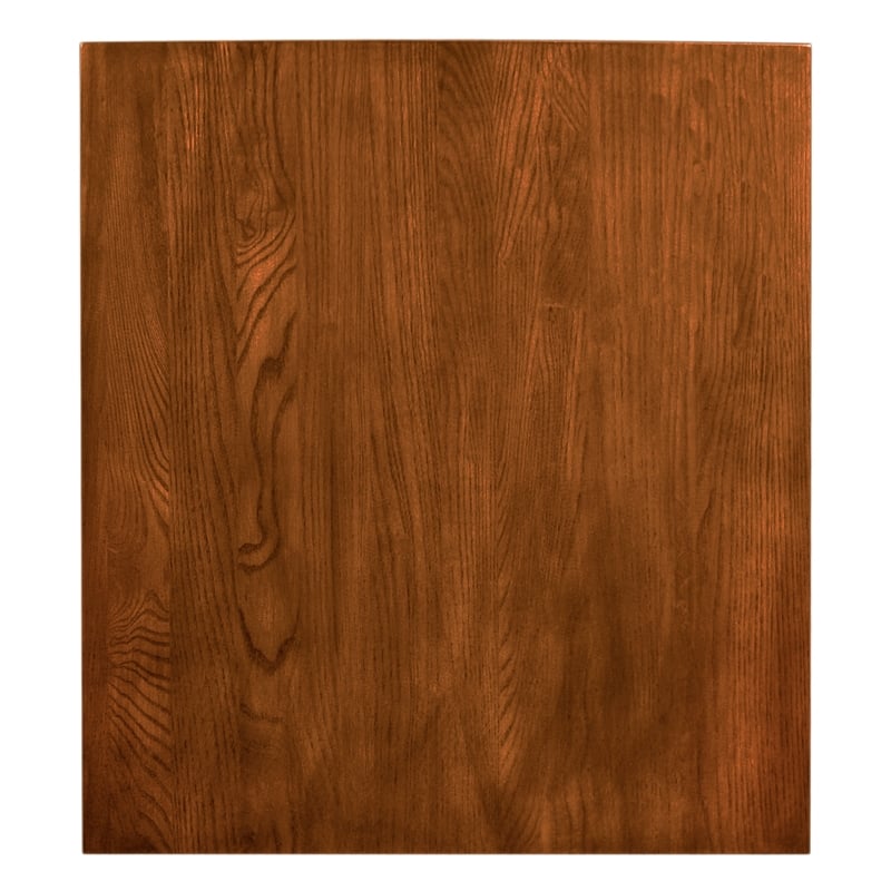 Leick Furniture Wood Mission End Table with Storage Drawer and Shelf in Oak