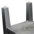 Leick Furniture Favorite Finds Recliner Wedge Table in Slate Finish