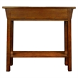 Leick Furniture Wood Mission Console Table in Russet Oak
