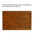 Leick Furniture Wood Mission Chairside End Table in Russet Brown