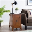 Leick Furniture Favorite Finds Mission Cabinet Wood End Table in Brown/Russet