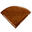 Leick Favorite Finds Wood Corner Table in Russet/Mahogany