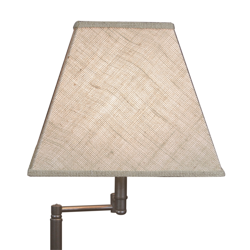 Leick Furniture Mission Chairside Solid Wood Lamp Table Medium in Oak