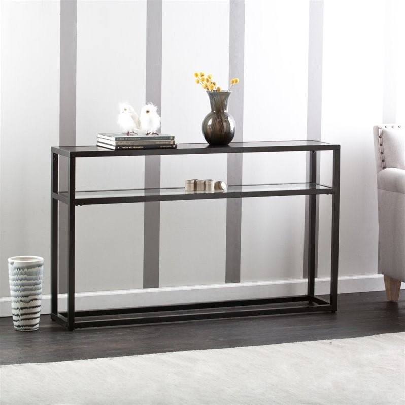 Holly & Martin Baldrick Console Table in Soft Black