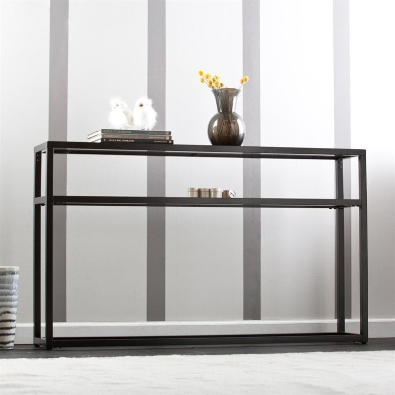 Holly & Martin Baldrick Console Table in Soft Black