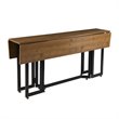 Holly & Martin Driness Drop Leaf Dining Table in Oak and Black