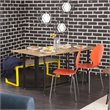 Holly & Martin Driness Drop Leaf Dining Table in Oak and Black