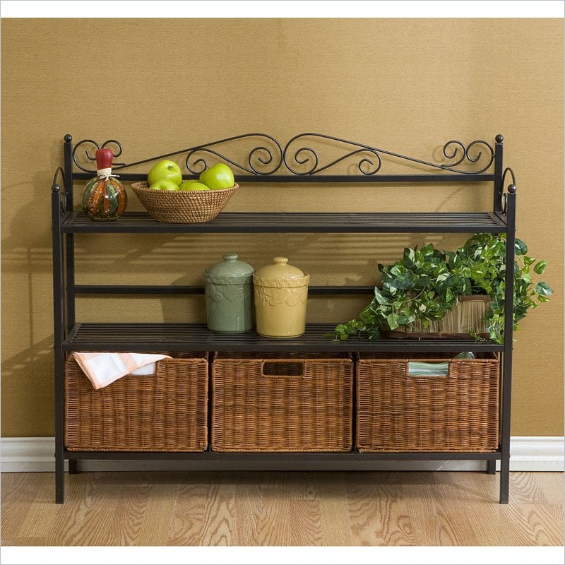 Holly & Martin Petaluma 3-Drawer Baker's Rackwidth= Holly & Martin Petaluma 3-Drawer Baker's Rack