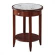 Convenience Concepts American Heritage Baldwin End Table in Mahogany Wood Finish