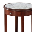 Convenience Concepts American Heritage Baldwin End Table in Mahogany Wood Finish