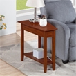 Convenience Concepts End Table Coffee Accent Table Rectangle in Cherry Wood