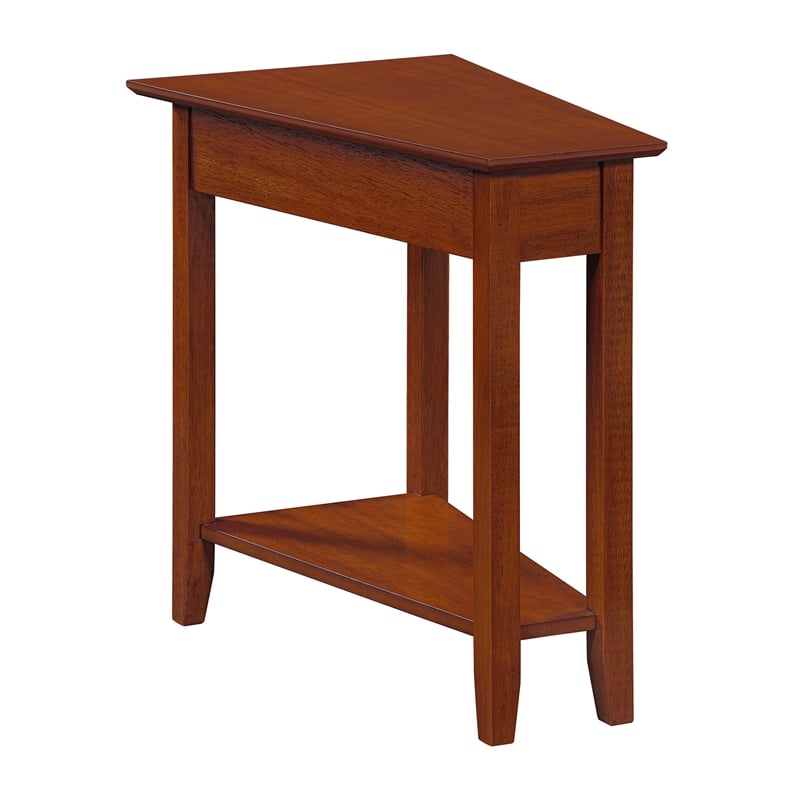 Convenience Concepts End Table Coffee Accent Table Rectangle in Cherry Wood