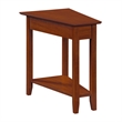 Convenience Concepts End Table Coffee Accent Table Rectangle in Cherry Wood
