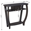Convenience Concepts Newport Dorchester Console Table in Espresso Wood Finish