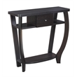 Convenience Concepts Newport Dorchester Console Table in Espresso Wood Finish