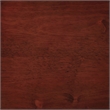 Convenience Concepts American Heritage Round End Table in Mahogany Wood Finish