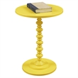 Convenience Concepts Palm Beach Spindle Table in Yellow Wood Finish