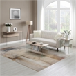 Convenience Concepts SoHo Coffee Table in Gray Faux Birch Wood Finish and Glass
