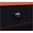 Convenience Concepts Oxford One-Drawer Console Table in Cherry and Black Wood