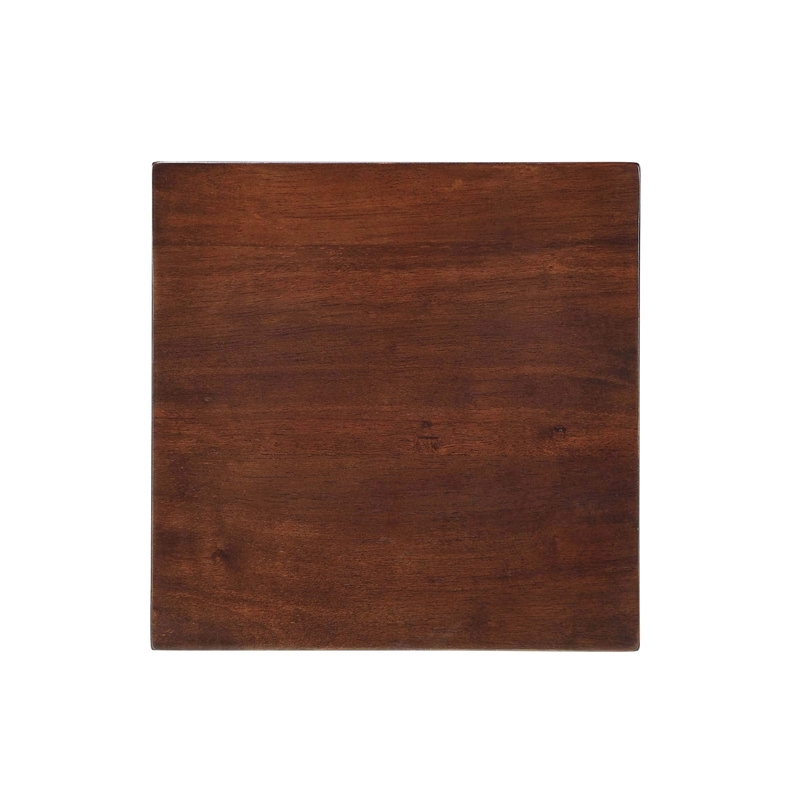 Convenience Concepts End Table Nightstand Bedside Square in Wood - Espresso