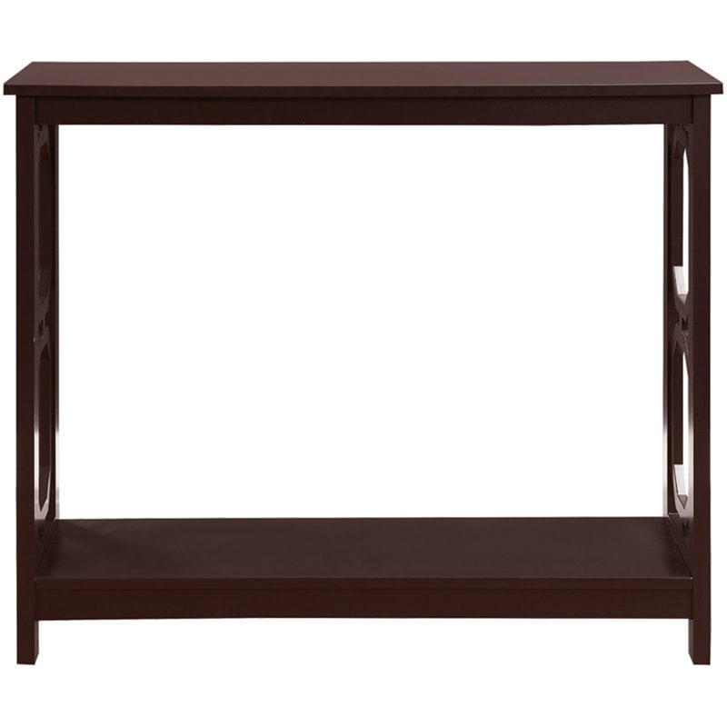 Convenience Concepts Omega Console Table in Espresso Wood Finish
