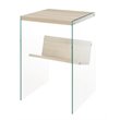 Soho 2 Piece Modern Coffee Table and Set of 2 End Table Set in Glass