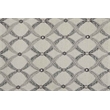 Convenience Concepts Madison Storage Ottoman in Gray Faux Leather Print Fabric