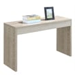 Convenience Concepts Northfield Hall Console Table in White Wood Grain Finish