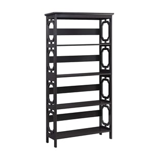 Convenience Concepts Omega Five-Tier Bookcase in Espresso Wood Finish