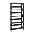 Convenience Concepts Omega Five-Tier Bookcase in Espresso Wood Finish