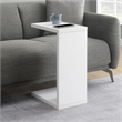 Convenience Concepts Northfield Admiral C End Table in White Wood