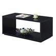 Convenience Concepts Northfield Admiral Coffee Table in Black Wood