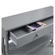 Convenience Concepts Mission One-Drawer Console Table in Gray Wood Finish