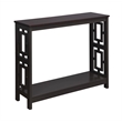 Convenience Concepts Town Square Console Table in Espresso Wood Finish