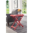 Convenience Concepts Designs2Go Tray Table in Pink Wood Finish