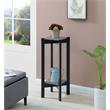 Convenience Concepts Planters & Potts Deluxe Square Plant Stand in Gray Wood