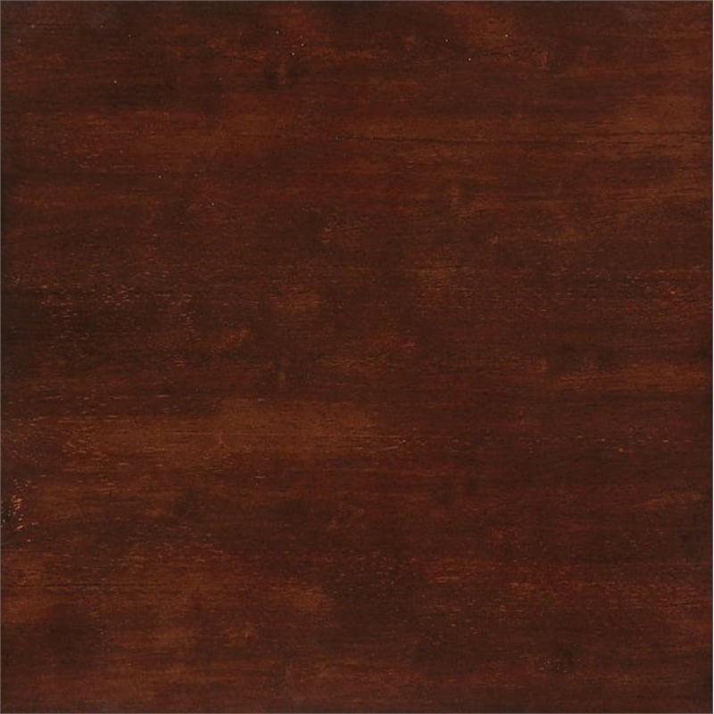 Convenience Concepts French Country Khloe Accent Table in Mahogany Wood Finish
