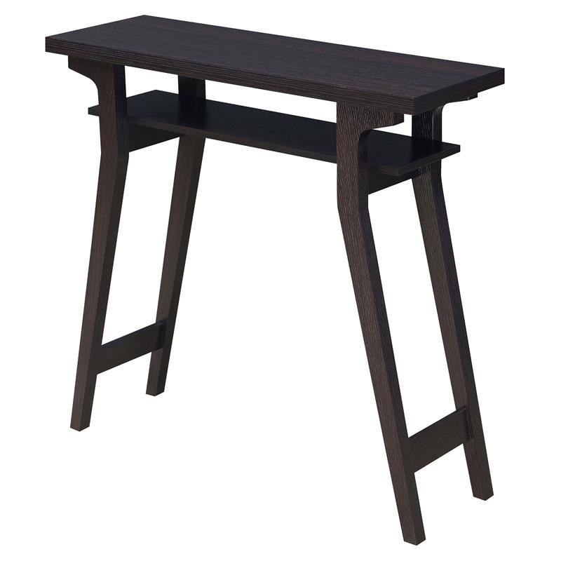 Convenience Concepts Newport Lynda Console Table in Espresso Wood Finish