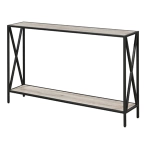 Convenience Concepts Sandstone Tucson Console Table in Brown Wood Finish