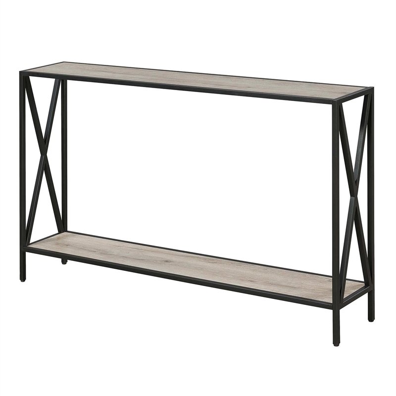 Convenience Concepts Sandstone Tucson Console Table in Brown Wood Finish
