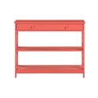 Convenience Concepts Oxford One-Drawer Console Table in Orange Wood Finish