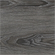 Designs2Go Trestle Desk in Weathered Gray Wood with Black Metal Frame
