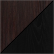 Convenience Concepts Newport Two-Drawer Desk with Charging Station in Black Wood