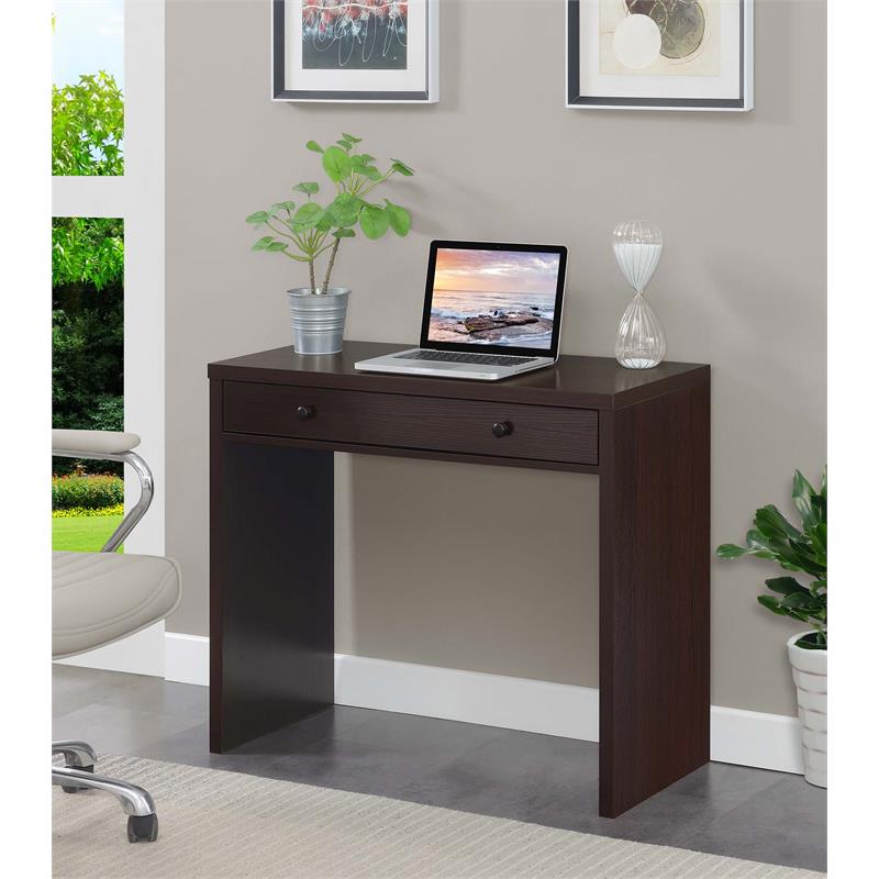 Convenience Concepts Northfield 36-inch Desk with Drawer in Espresso Wood Finish