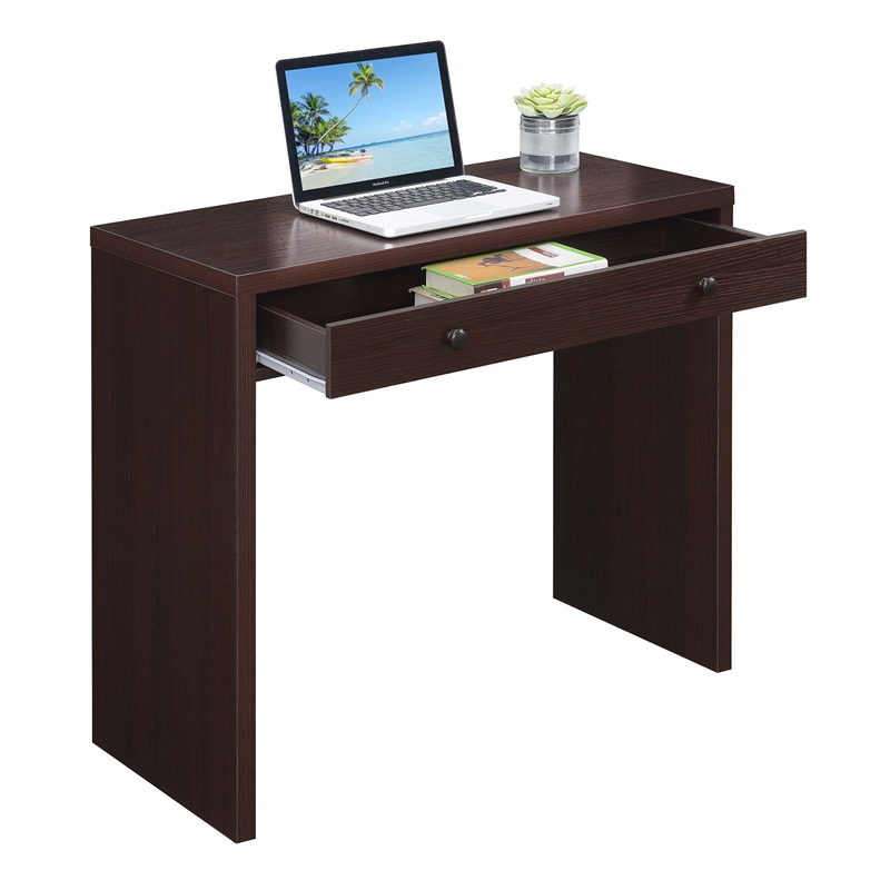 Convenience Concepts Northfield 36-inch Desk with Drawer in Espresso Wood Finish